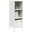Aparador de acero blanco 35x39x103,5 cm