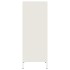 Aparador de acero blanco 35x39x103,5