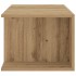 Mueble de TV luces LED madera roble artisan 90x39x30