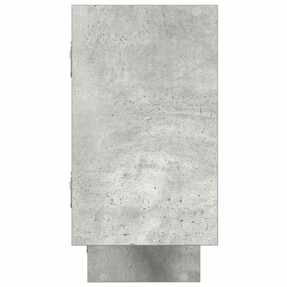 Estante cubo de pared 5 compartimentos madera gris