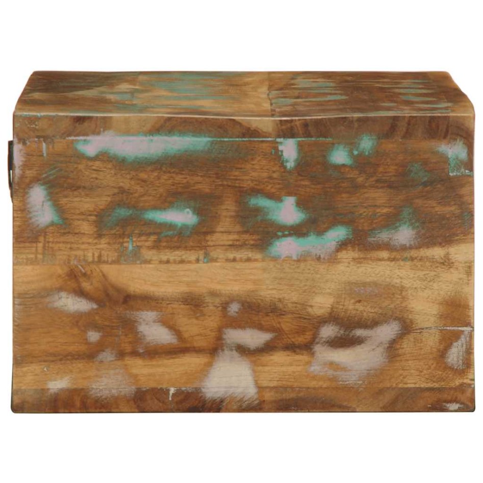 Mueble de TV de pared madera maciza reciclada 60x30x19