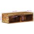 Mueble de TV de pared madera maciza reciclada 60x30x19