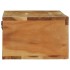 Mueble de TV de pared madera maciza de acacia 100x30x19