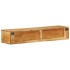 Mueble de TV de pared madera maciza de acacia 100x30x19