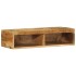 Mueble de TV de pared madera maciza de mango rugosa 80x30x19