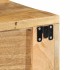 Mueble de TV de pared madera maciza de mango rugosa 80x30x19
