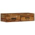 Mueble de TV de pared madera maciza reciclada 80x30x19