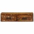 Mueble de TV de pared madera maciza reciclada 80x30x19