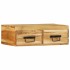 Mueble de TV de pared madera maciza de acacia 60x30x19