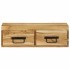 Mueble de TV de pared madera maciza de acacia 60x30x19