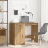 Escritorio de madera de ingeniería roble artisan 100x49x75