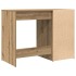 Escritorio de madera de ingeniería roble artisan 100x49x75