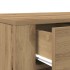 Escritorio de madera de ingeniería roble artisan 100x49x75