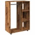 Armario madera de ingeniería madera envejecida 80x40x110