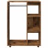Armario madera de ingeniería madera envejecida 80x40x110