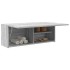 Armario de pared baño madera ingeniería gris Sonoma 80x25x30
