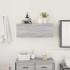 Armario de pared baño madera ingeniería gris Sonoma 80x25x30