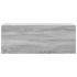 Armario de pared baño madera ingeniería gris Sonoma 80x25x30