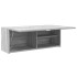 Armario de pared baño madera ingeniería gris Sonoma 80x25x30
