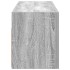 Armario de pared baño madera ingeniería gris Sonoma 80x25x30