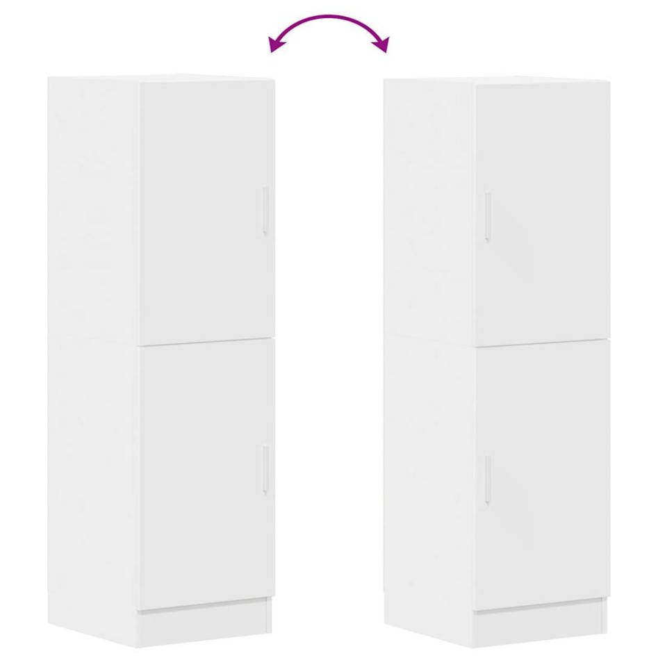 Mueble de cocina madera de ingeniería blanco 38x41,5x131,5