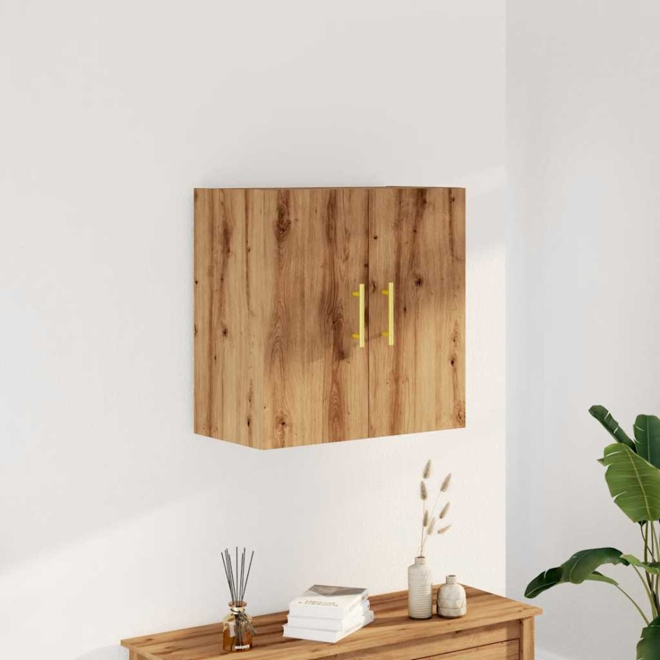 Armario de pared madera de ingeniería roble artisan 60x31x60