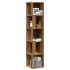 Mueble de esquina madera de ingeniería envejecida 33x33x165