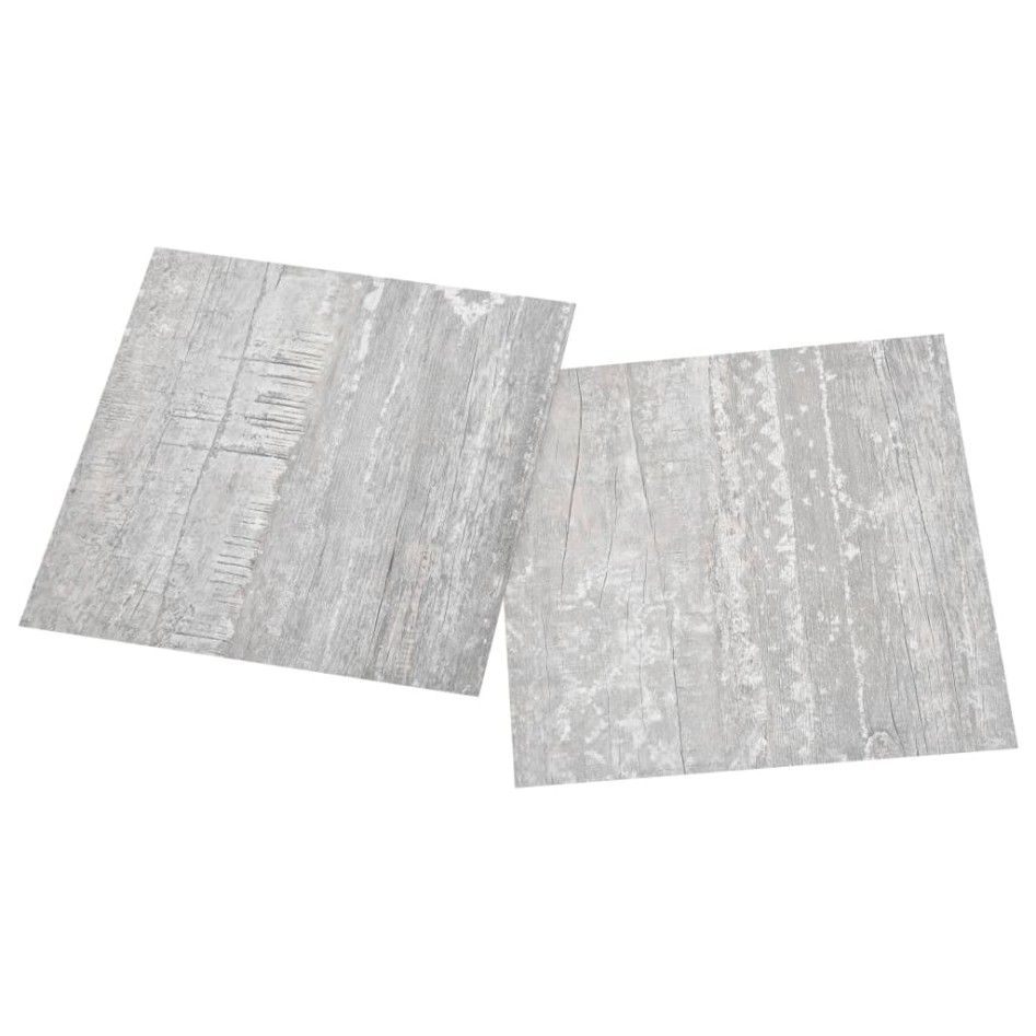 Lamas para suelo autoadhesivas 55 uds PVC gris 5,11