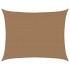 Toldo de vela HDPE gris taupe 160 g/m² 6x7