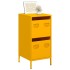 Aparador acero laminado en frío amarillo mostaza 35x39x73,5