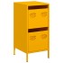 Aparador acero laminado en frío amarillo mostaza 35x39x73,5