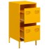 Aparador acero laminado en frío amarillo mostaza 35x39x73,5