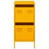 Aparador acero laminado en frío amarillo mostaza 35x39x73,5