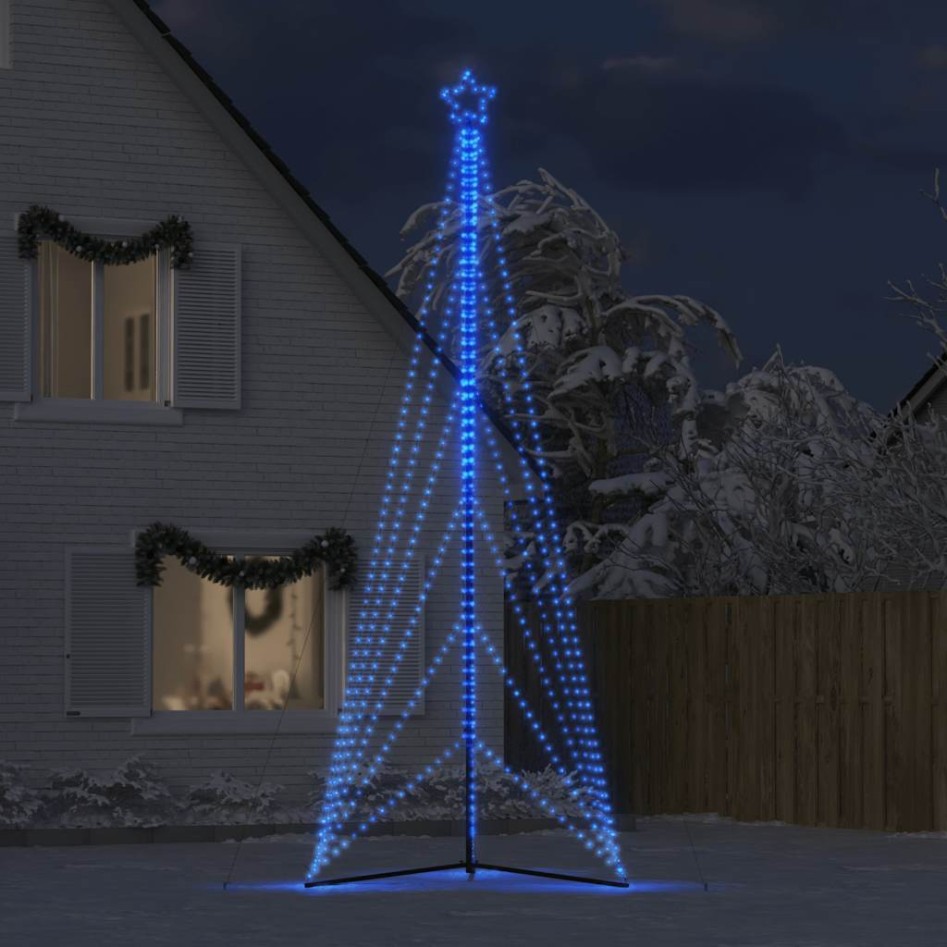 Árbol de Navidad LED 861 LEDs azul 478