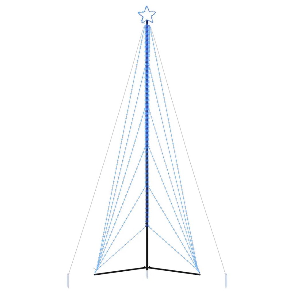 Árbol de Navidad LED 861 LEDs azul 478