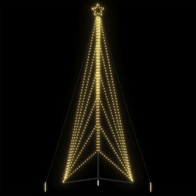 Árbol de Navidad LED 861 LEDs blanco cálido 478