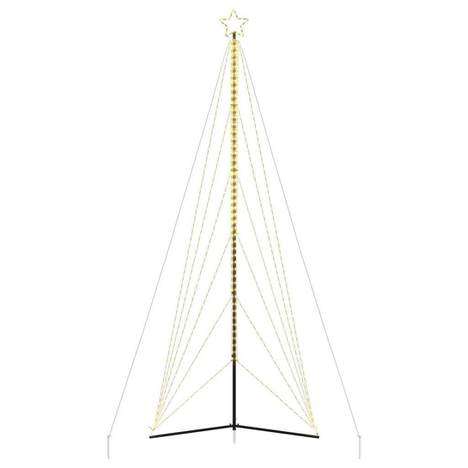 Árbol de Navidad LED 861 LEDs blanco cálido 478