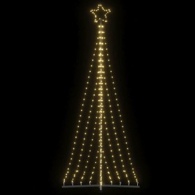 Árbol de Navidad LED 447 LEDs blanco cálido 249