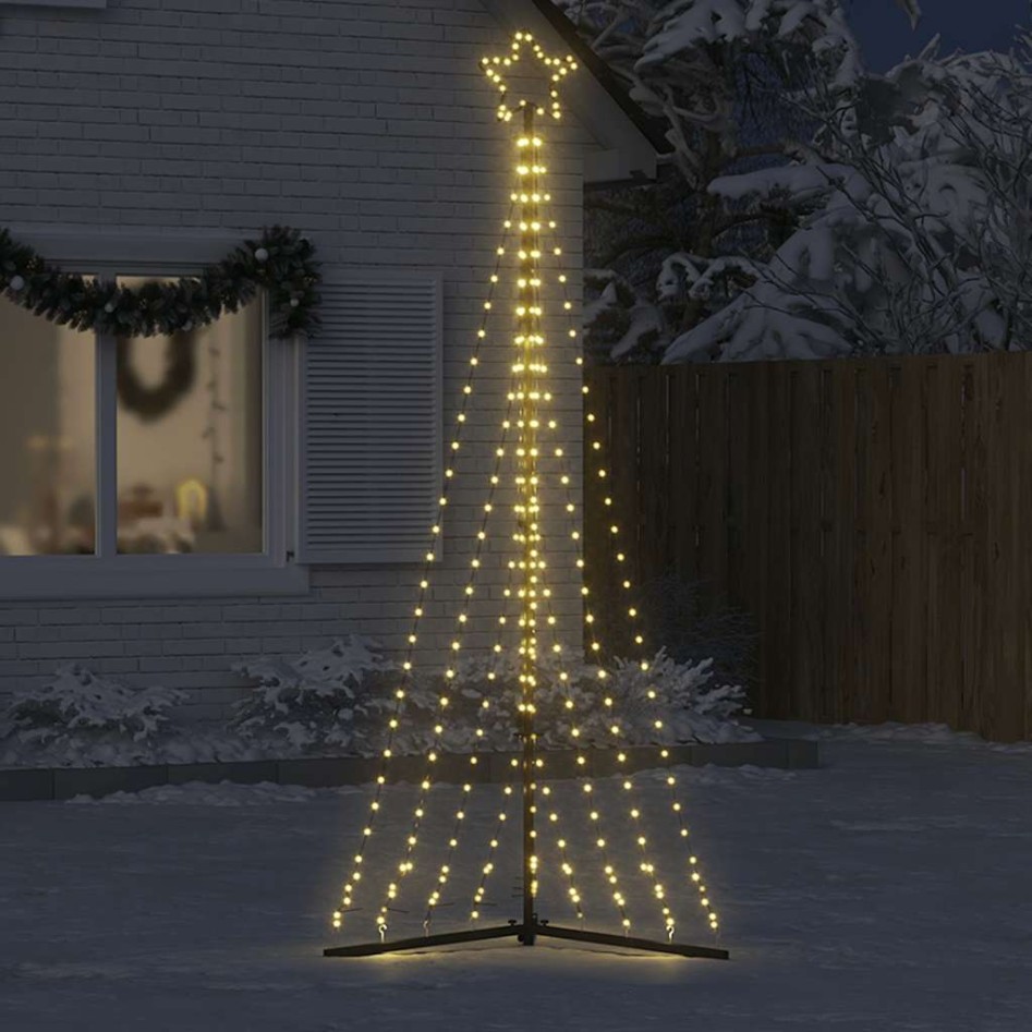 Árbol de Navidad LED 447 LEDs blanco cálido 249