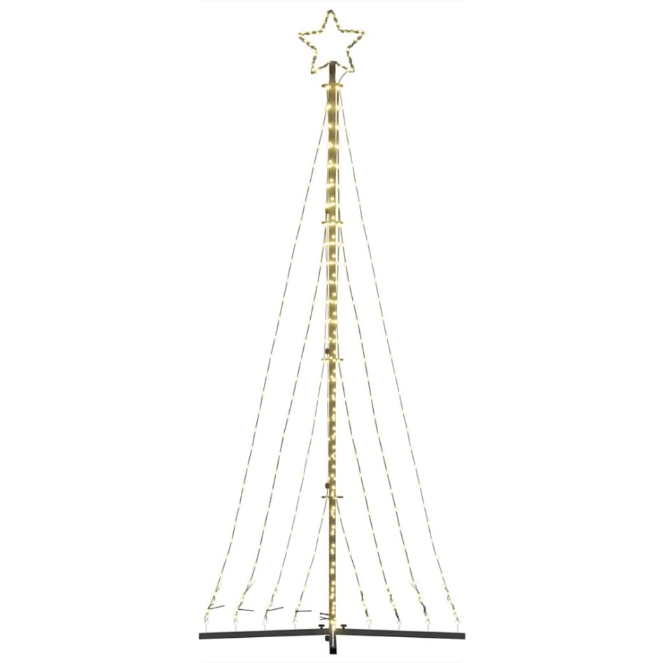 Árbol de Navidad LED 447 LEDs blanco cálido 249