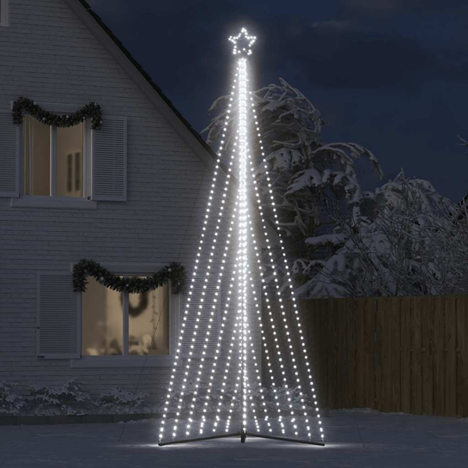 Árbol de Navidad LED 789 LEDs blanco frío 476
