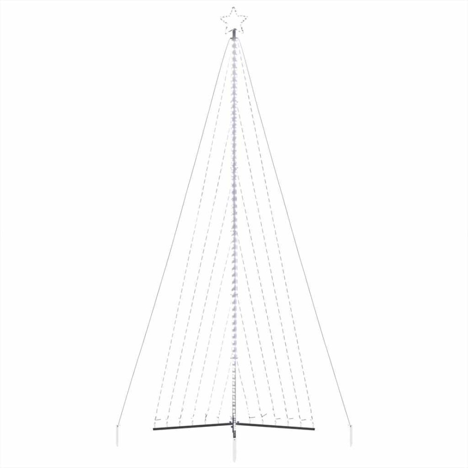 Árbol de Navidad LED 789 LEDs blanco frío 476