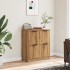 Aparador de madera de ingeniería roble artisan 60x30x70