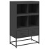 Aparador de acero negro 68x39x111,5