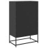 Aparador de acero negro 68x39x111,5