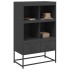 Aparador de acero negro 68x39x111,5