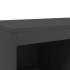 Aparador de acero negro 68x39x111,5