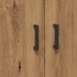 Aparador de madera de ingeniería roble artisan 69,5x34x90