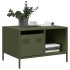 Mesa de centro acero laminado frío verde oliva
