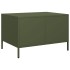 Mesa de centro acero laminado frío verde oliva
